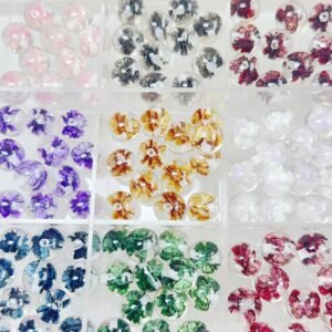 【Live開封】
樹脂ビーズ-夜光-蝶-ビーズ-1袋3粒-9色混合-1袋3粒 【願いの色+1、ペア+1】